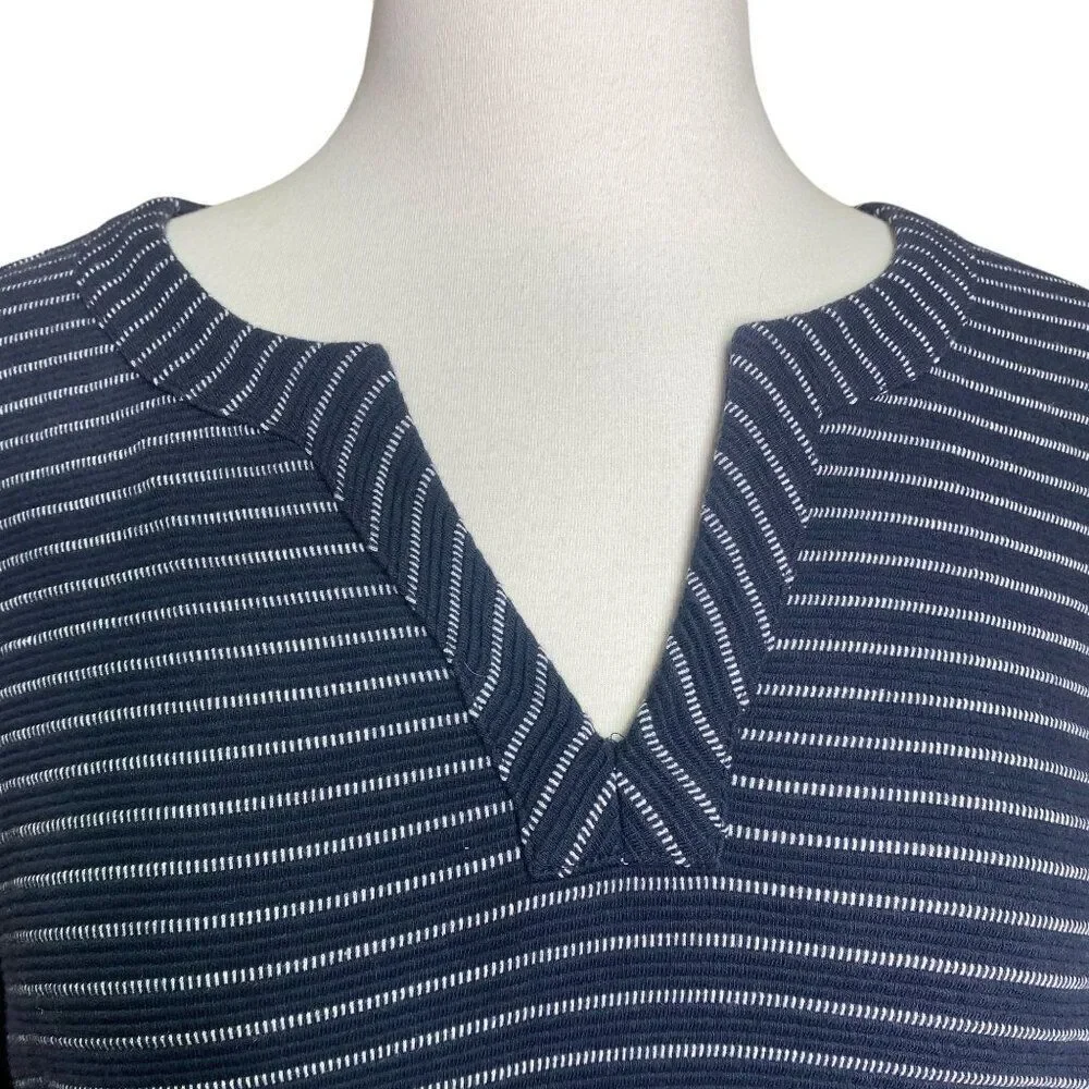 J.Jill Long Sleeve Knit Dress Size Petite Small Pin Striped